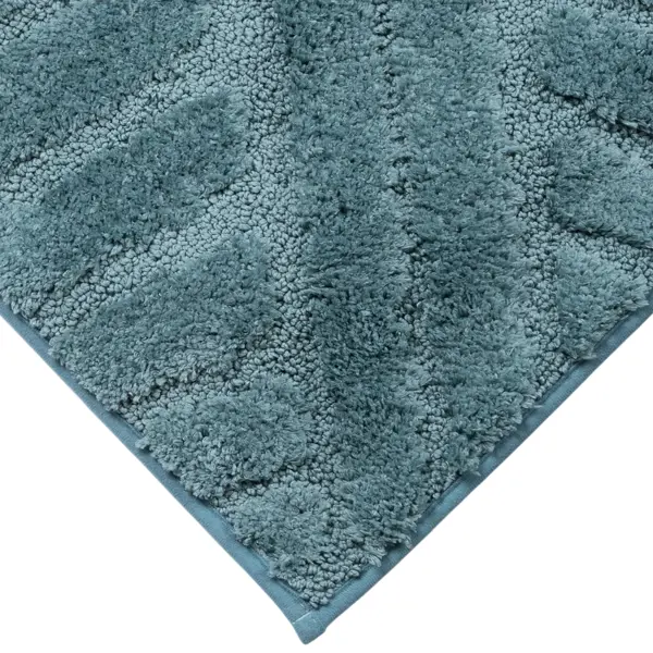 Коврик для туалета Swensa Noor 50x50 см цвет бирюзовый
