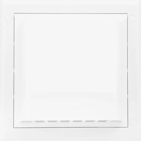 Решётка вентиляционная Equation Awenta D100 105x190 мм ABS-пластик цвет белый