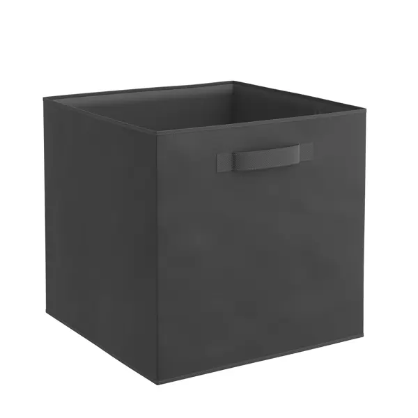 Короб Spaceo KUB 31x31x31 см 29.7 л полипропилен цвет чёрный