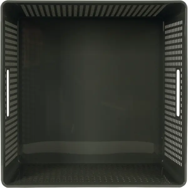 Лоток с крышкой 31x31x15 см 12 л полипропилен цвет серый