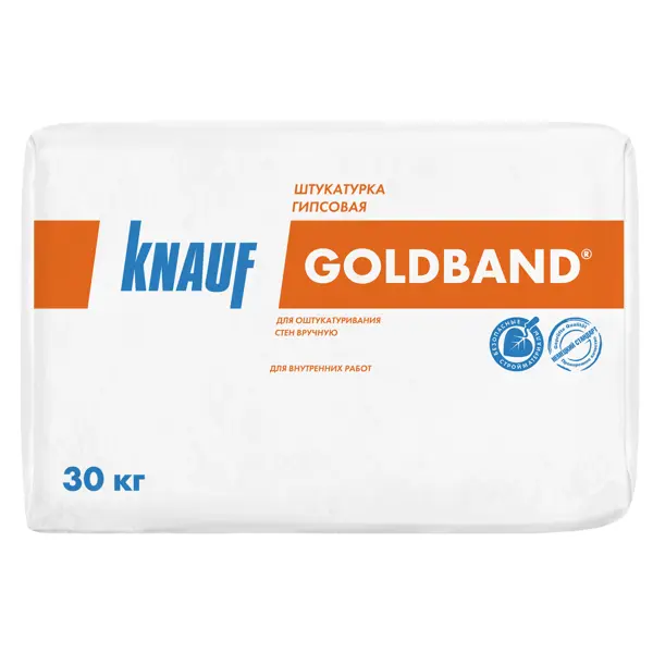 Штукатурка гипсовая Knauf Гольдбанд 30 кг