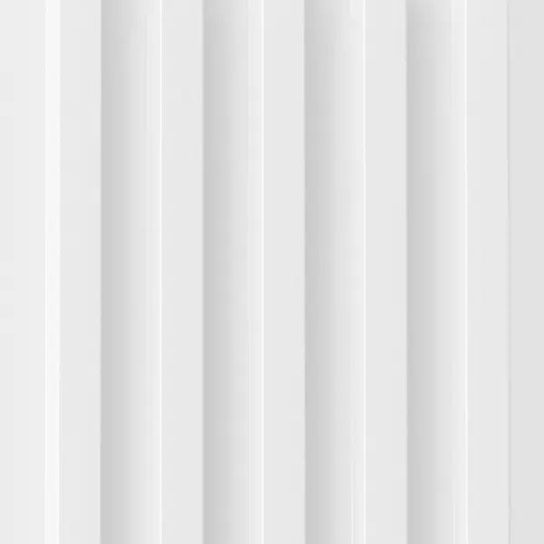 Панель МДФ Natur рейки белые 2760x122x12 мм 0.4 м²