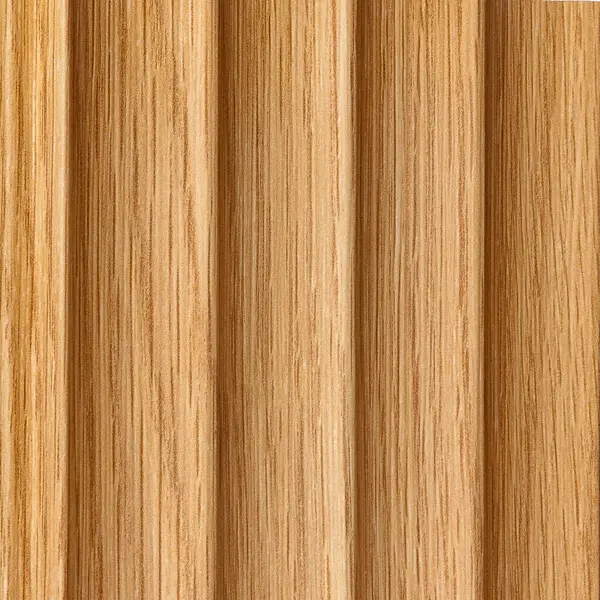 Панель МДФ Natur Волны Дуб Натур 2760x122x12 мм 0.4 м²
