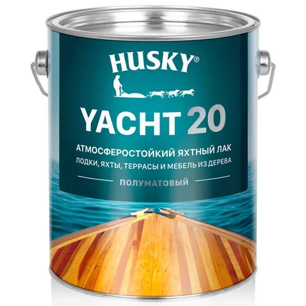 Лак яхтный Husky Yacht 20 2.7 л полуматовый