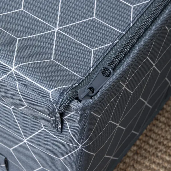 Короб для хранения Spaceo 18x16.5x28 см полиэстер цвет синий