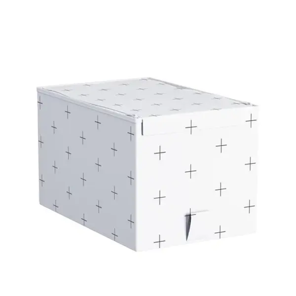 Короб для хранения Spaceo 18x16.5x28 см полиэстер цвет белый