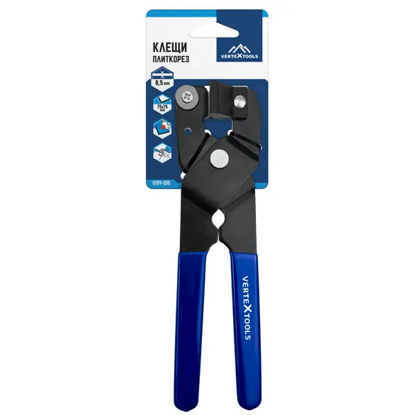 Клещи-плиткорез Vertextools 0109-200 200 мм
