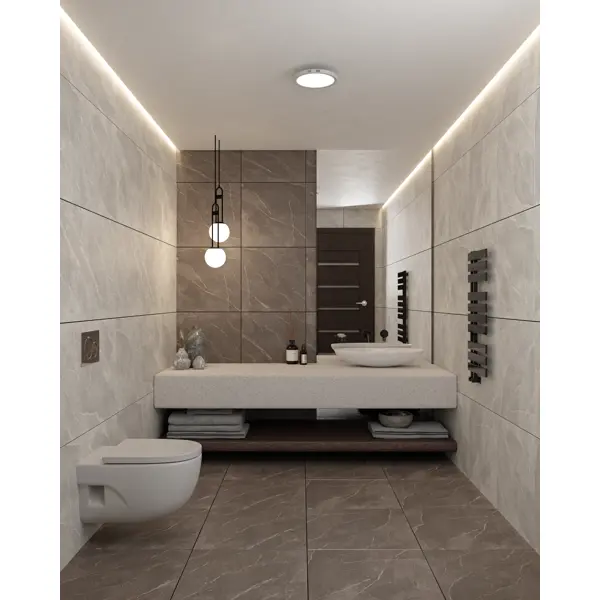 Глазурованный керамогранит Ceramente Stellare Lorraine 60x60 см 1.44 м² матовый цвет темно-серый