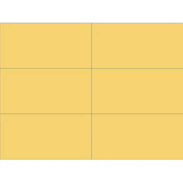 Плитка настенная Azori Street Art Lemon 20.1x40.5 см 1.3 м² матовая цвет желтый