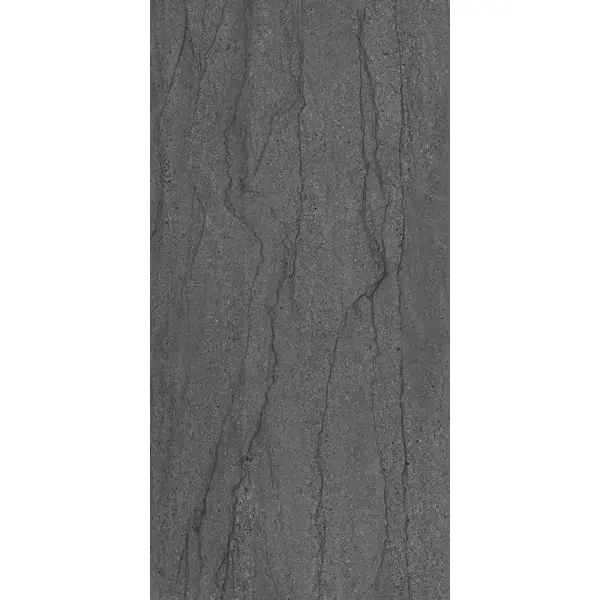 Глазурованный керамогранит Concor Optic Grey 60x120 см 1.44 м² полированный цвет тёмно-серый мрамор
