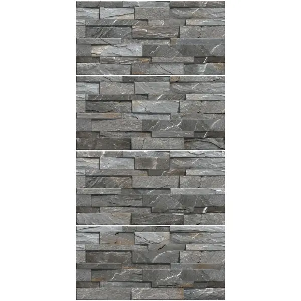 Глазурованный керамогранит Concor Slate Grey 30x60 см 1.08 м² матовый цвет серый камень