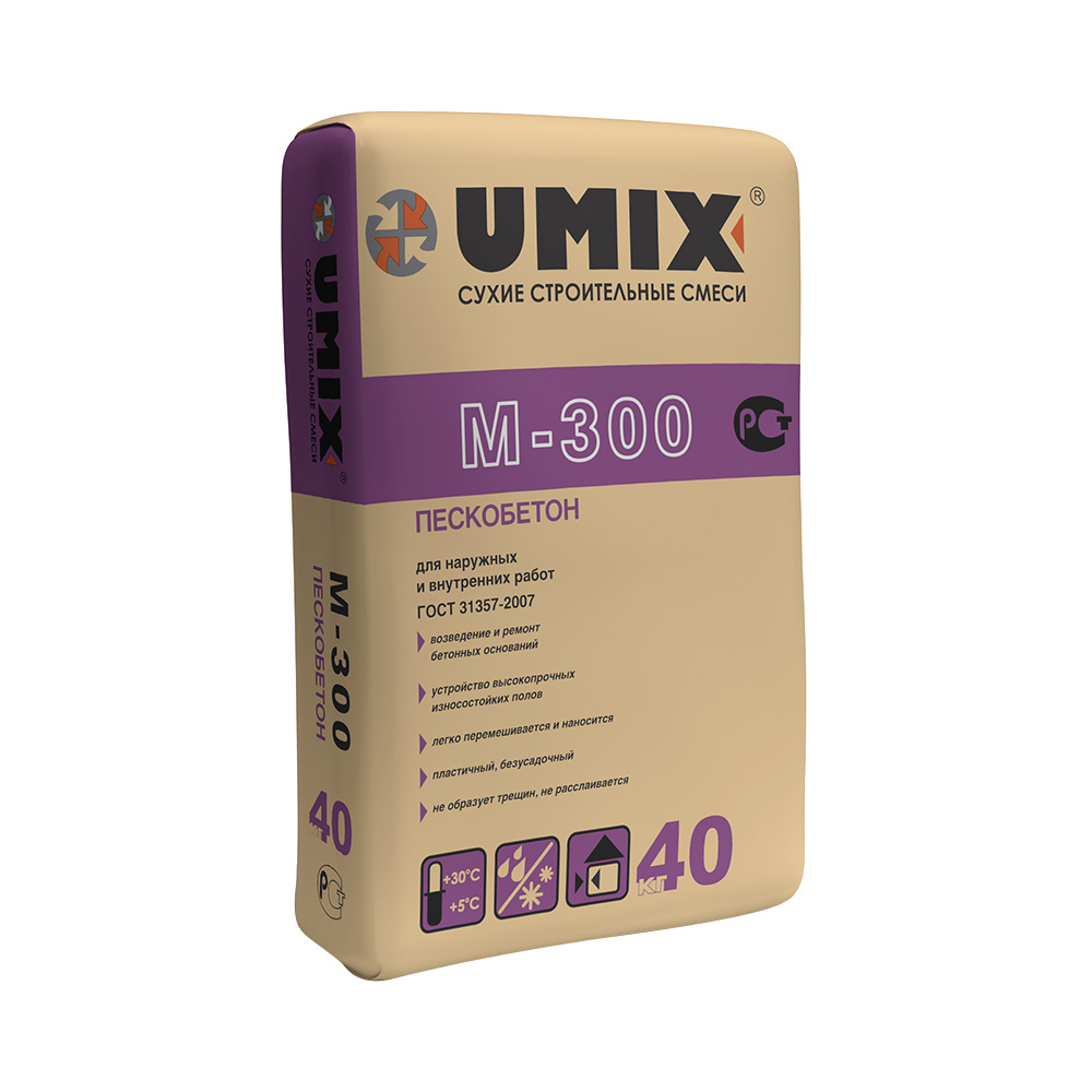 Sand concrete (CPS) M300 Umix 40 kg