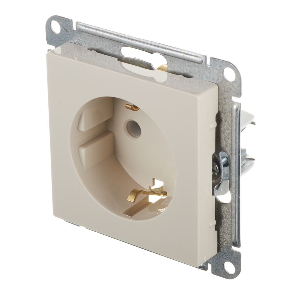 Systeme Electric AtlasDesign 嵌入式插座 米色 (ATN000243)