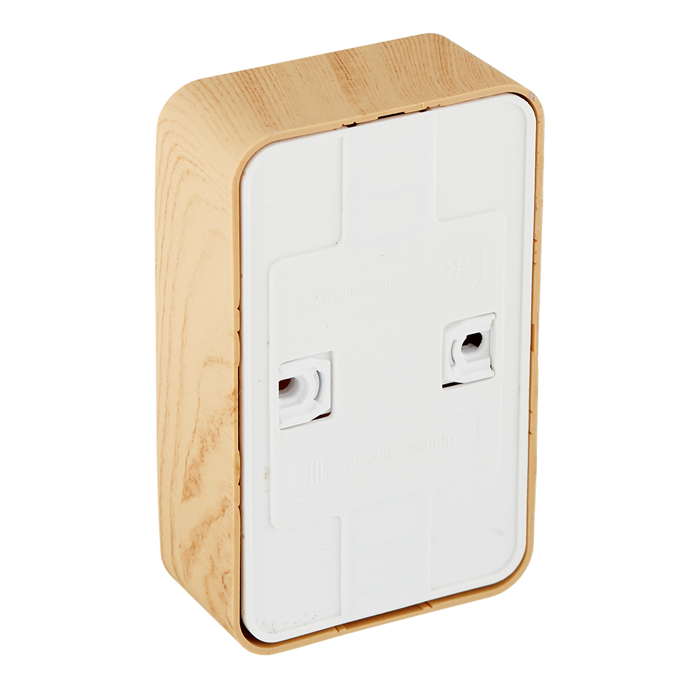 Systeme Electric Blanca surface-mounted socket ash with shutters (BLNRA001215)
