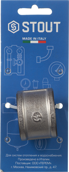 Stout coupling 1" F x 1" F brass (SFT-0006-000011)