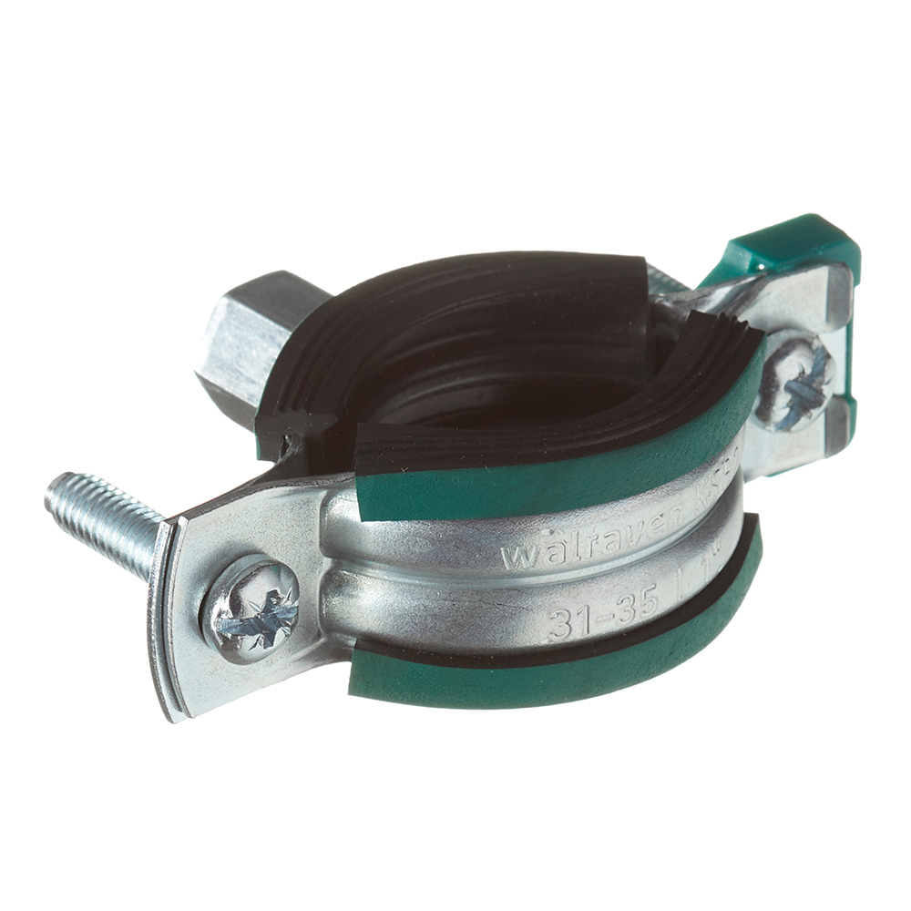 Walraven KSB2 sanitary clamp, 1" 31-35 mm galvanized steel (3396035)