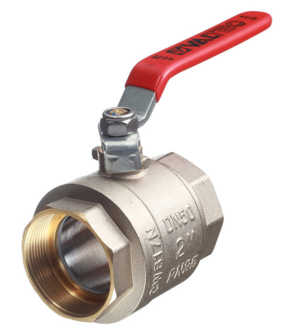 Valtec Base 2 brass ball valve 2 internal thread x 2 internal thread straight handle (VT.214.N.09)