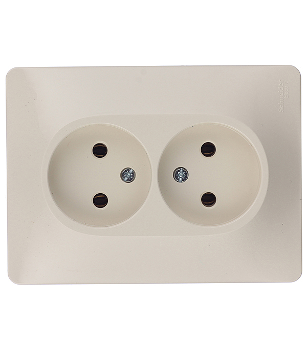 Systeme Electric Glossa 嵌入式插座 米色 (GSL000220)