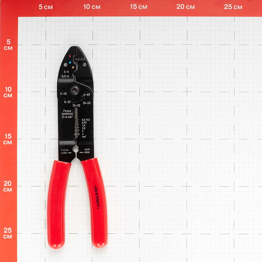Onlight crimping tool for terminals 0.2-6 sq.mm (80978)