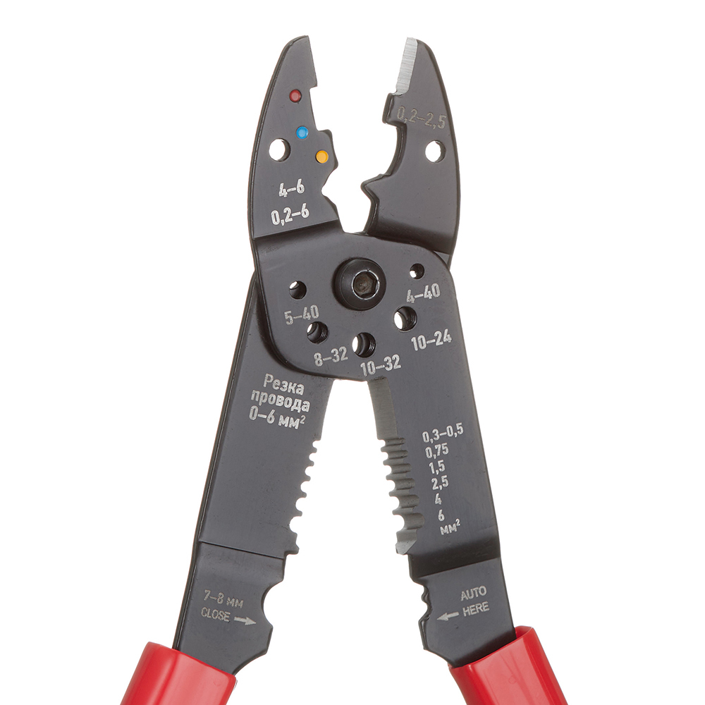 Onlight crimping tool for terminals 0.2-6 sq.mm (80978)