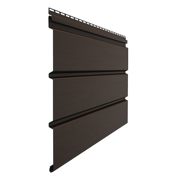 Soffit PVC solid Docke Standard chocolate 3000x305 mm