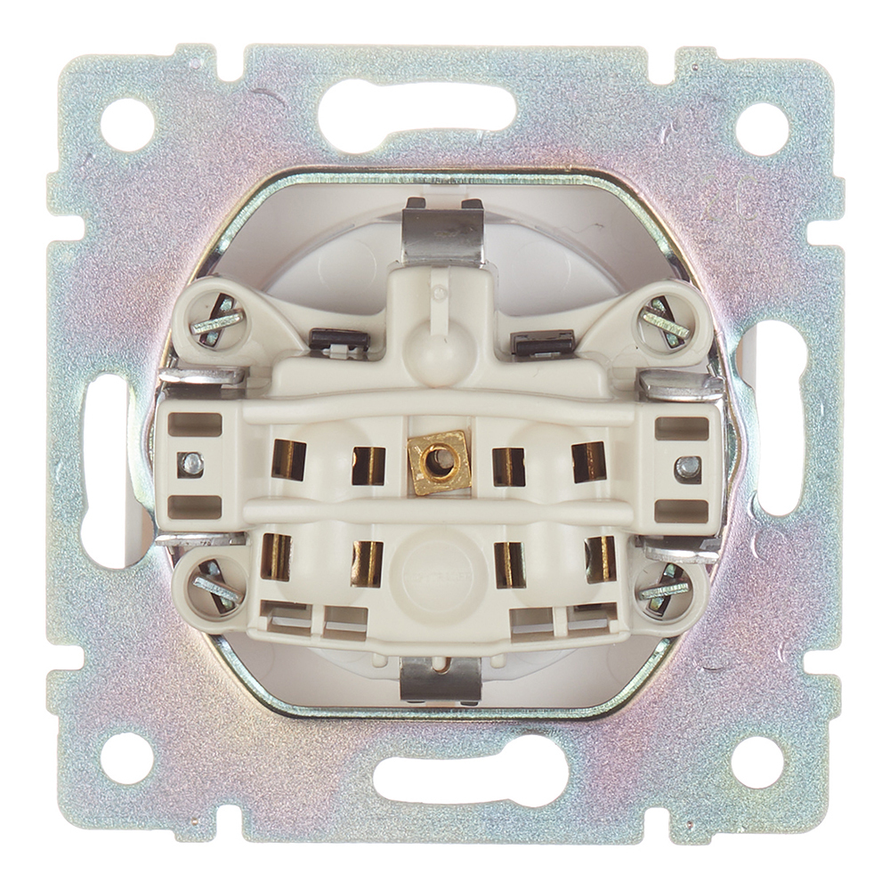 Legrand Valena socket, recessed, white, with cover (694270)