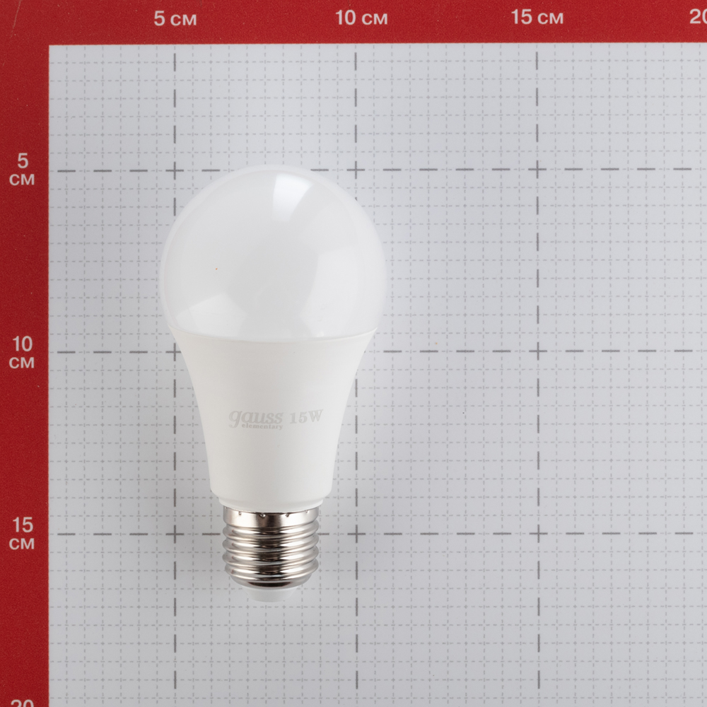 Gauss LED lamp E27, 4100K, 15 W, 1450 Lm, 180-240 V, A60 pear, frosted