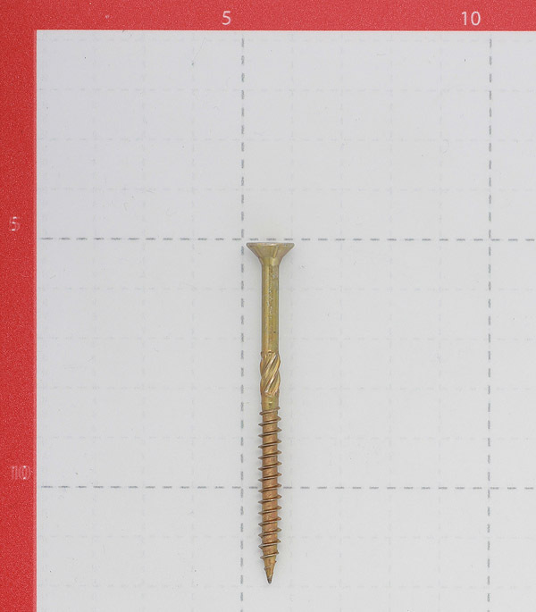 Wood screws 70x5.0 mm countersunk head structural (200 pcs.)