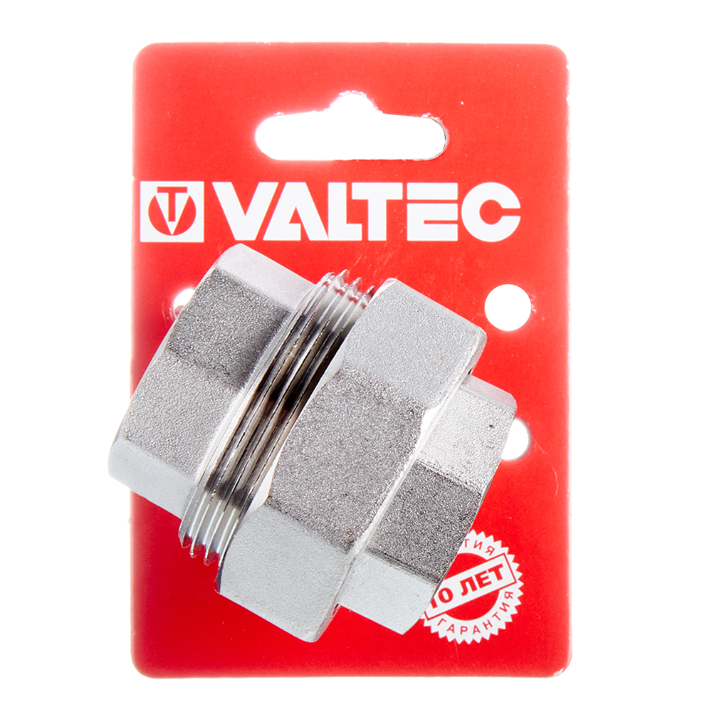 Американка прямая Valtec 1 ВР(г) х 1 ВР(г) латунная (VTr.340.N.0006)