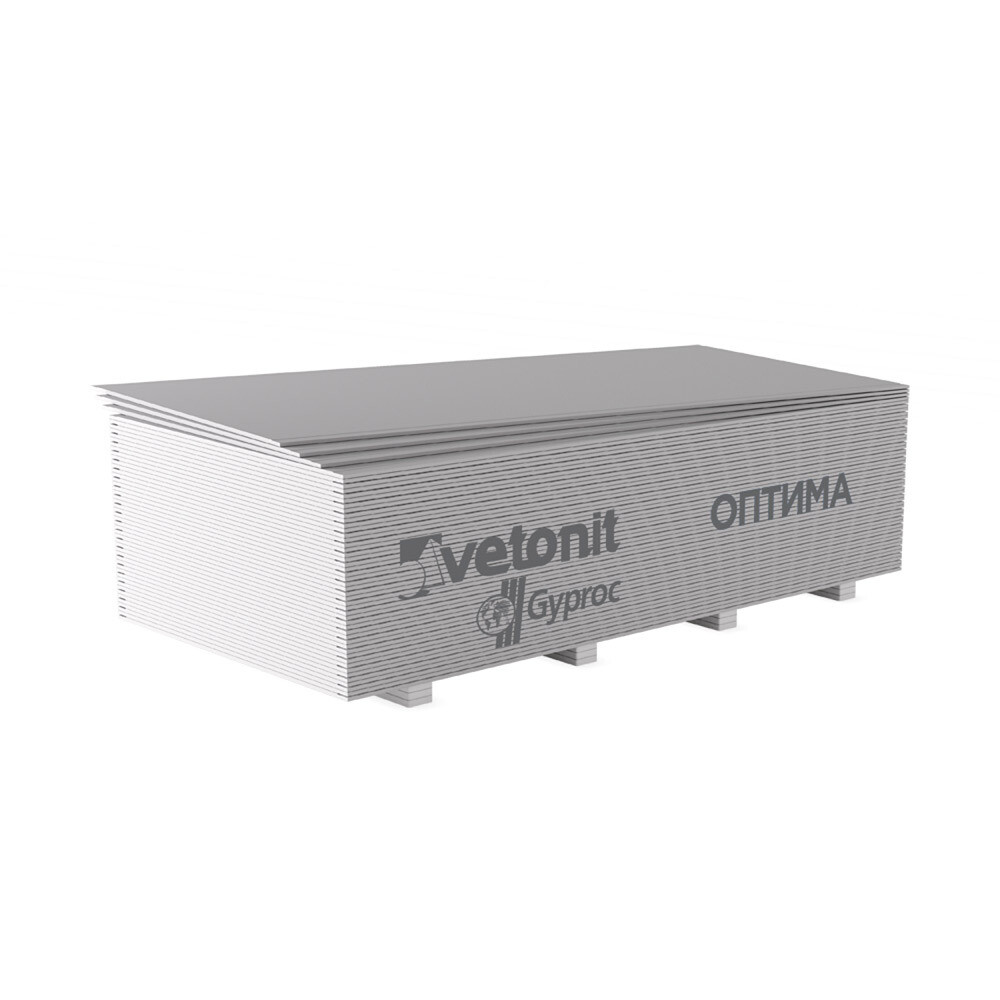 石膏板 Vetonit (Gyproc) Optima 2500x1200x12.5毫米