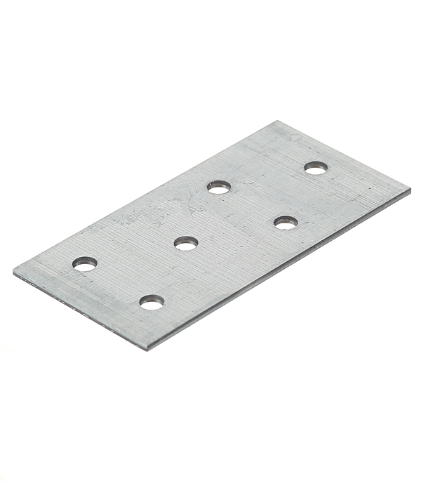 Galvanized connecting plate 80x40x2.0 mm