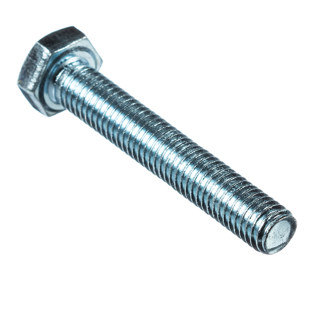 Zinc-plated bolt M8x50 mm DIN 933 (2 kg)