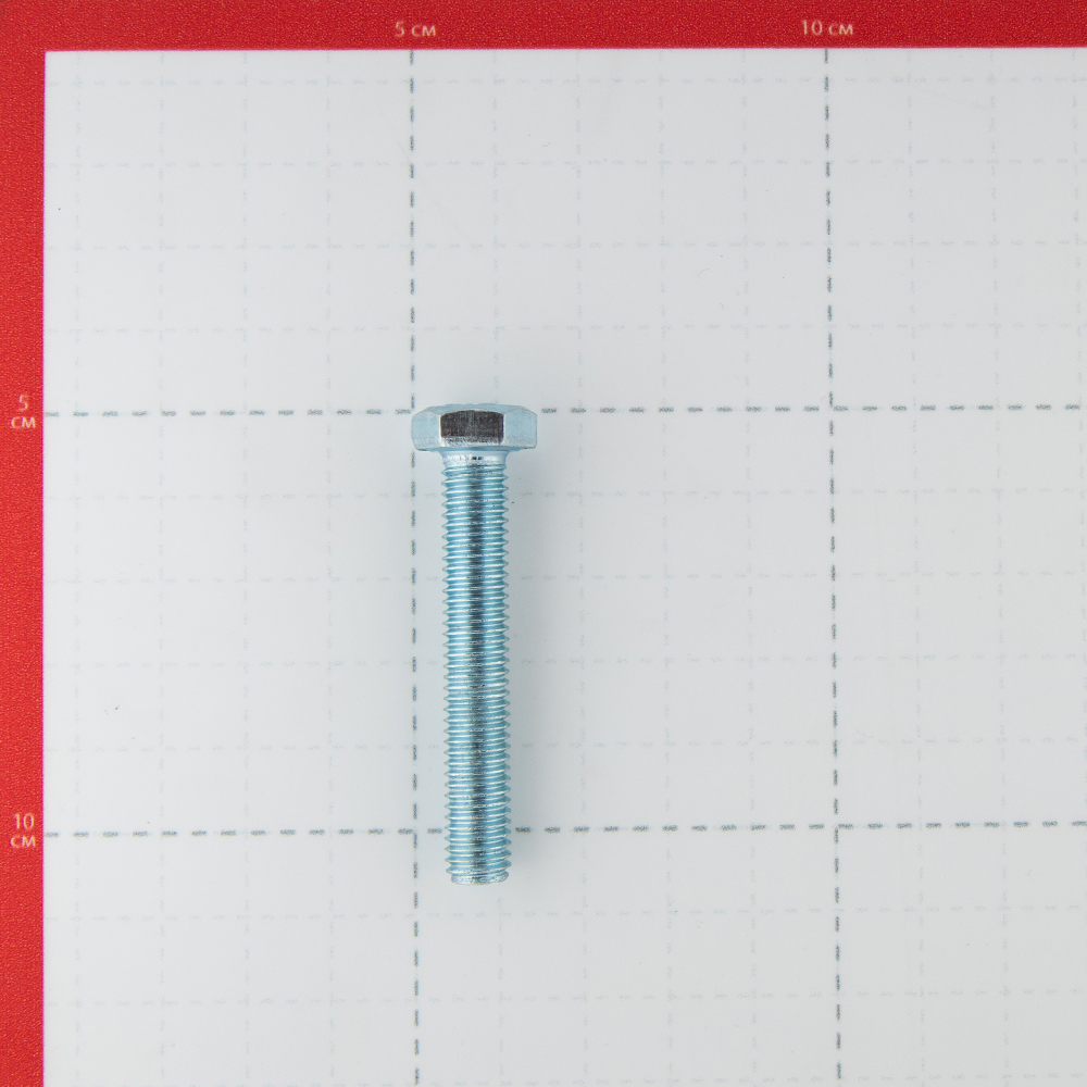 Zinc-plated bolt M8x50 mm DIN 933 (2 kg)