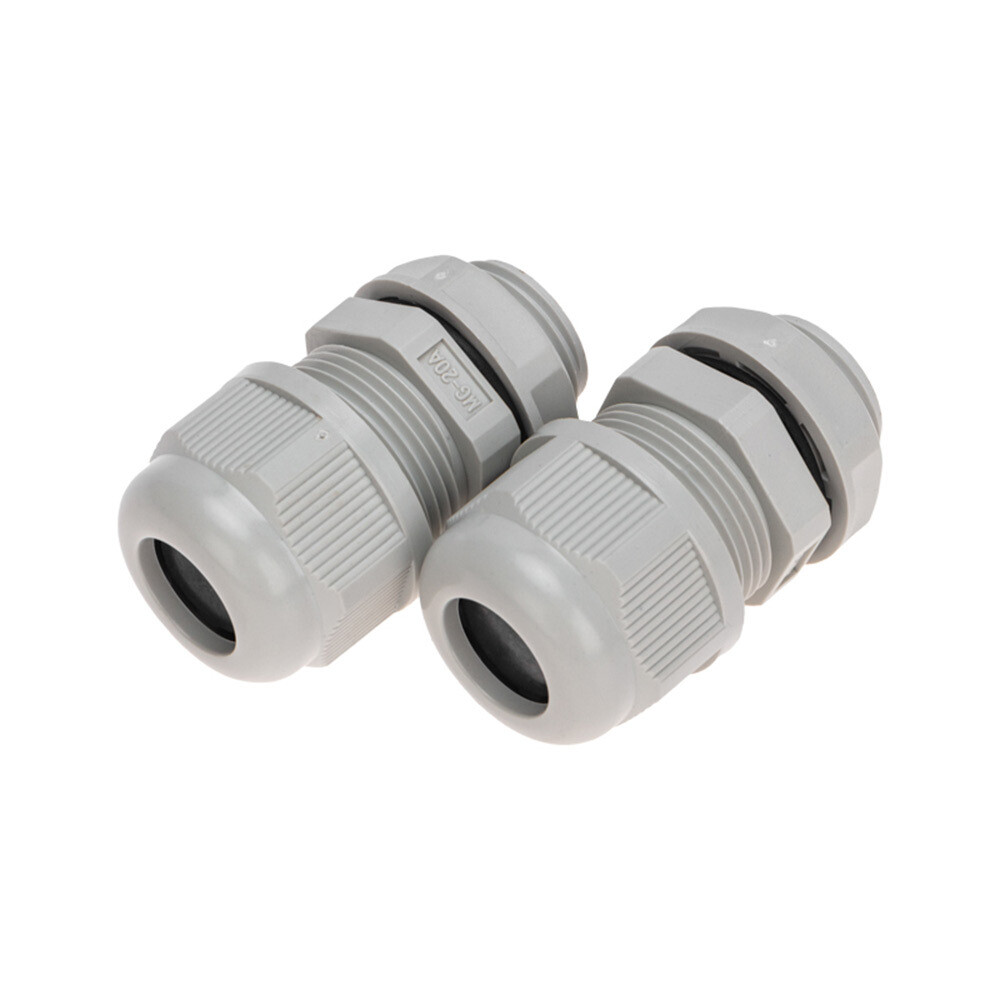 Rexant MG 20 电缆密封套，适用于直径9-14毫米的电缆，IP68，塑料，灰色（2件装）（07-8120-02 / 07-8120-2）
