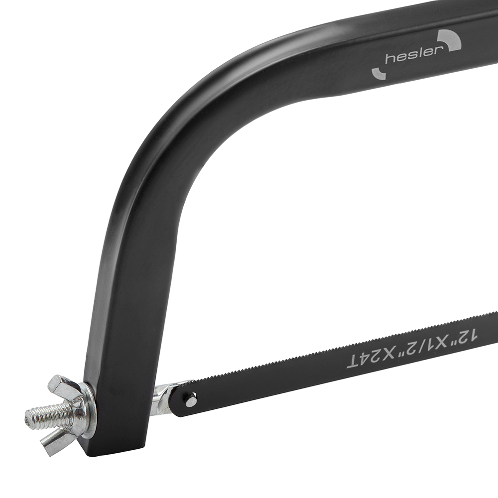 Ножовка по металлу Hesler 300 мм 24 зуб/дюйм средний зуб