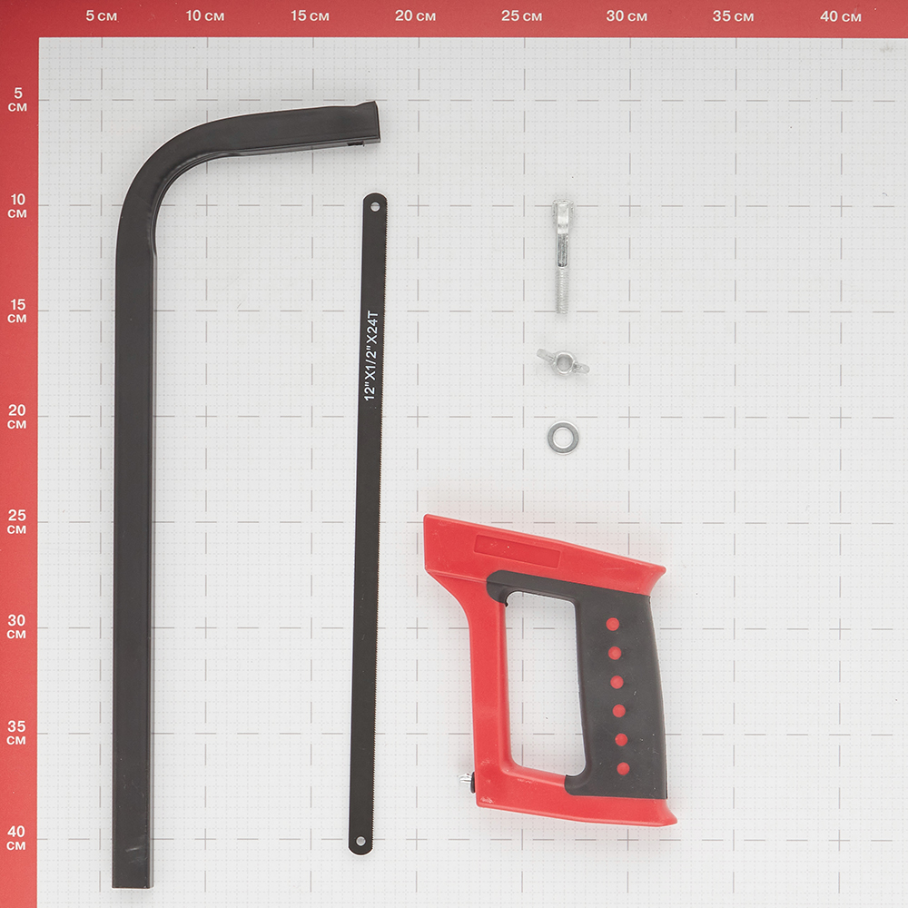 Ножовка по металлу Hesler 300 мм 24 зуб/дюйм средний зуб