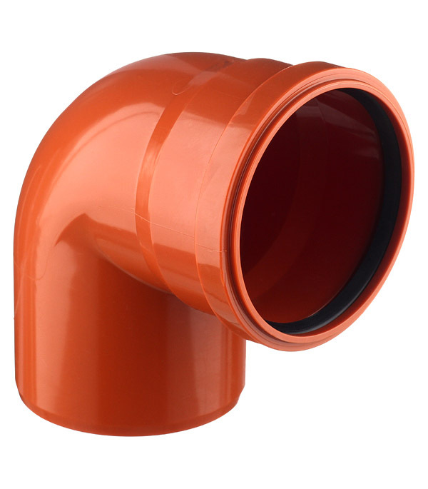 Ostendorf KGВ elbow, d110 mm, 87°, plastic, for external sewage (220240)