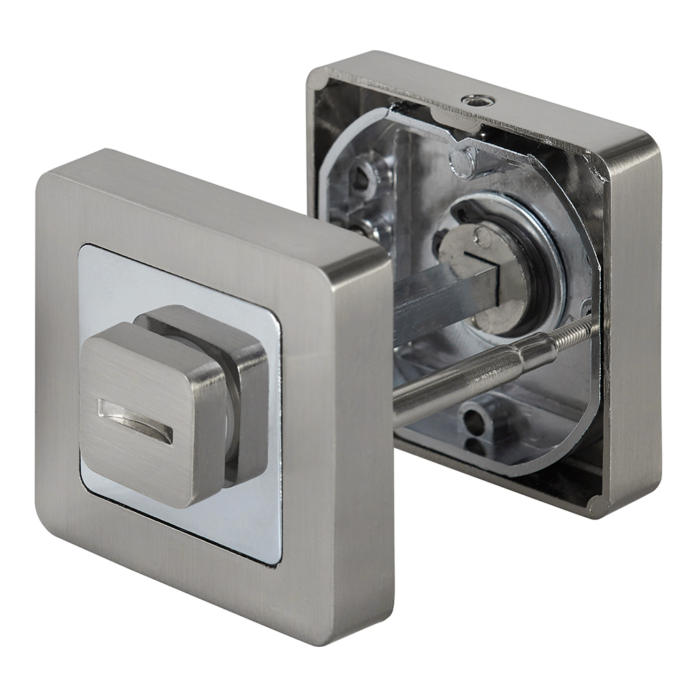 Фиксатор Punto QR SN/CP-3 квадратная розетка матовый никель/хром