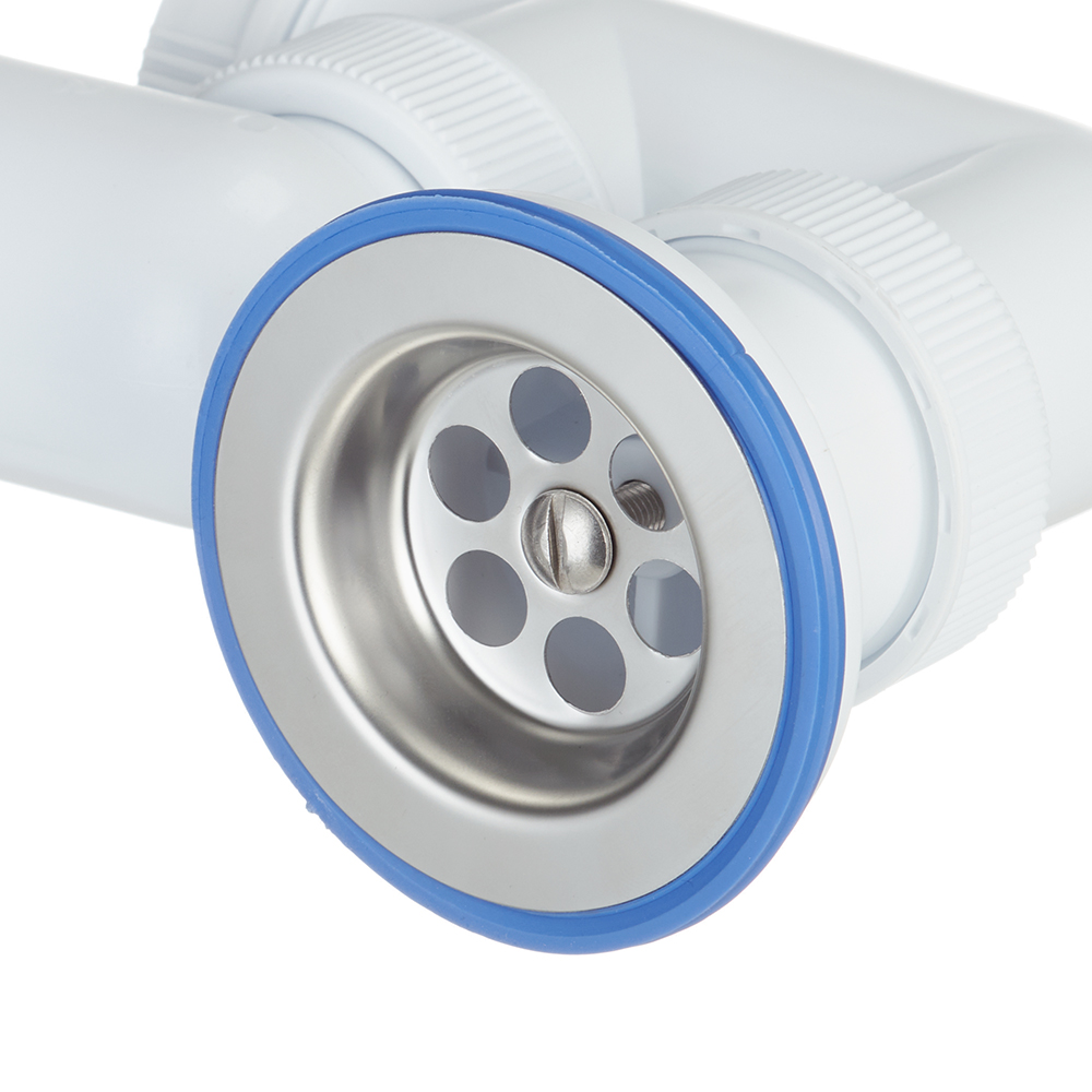 Сифон для душевого поддона VIRPLAST by WIRQUIN 30982460 1 1/2"х40 c выпуском D 70 мм гибким соединением 40/50