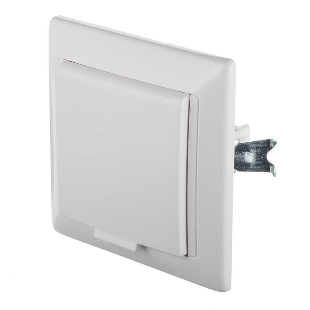 Svet built-in white socket with shutters and cover (SV1001-0014)