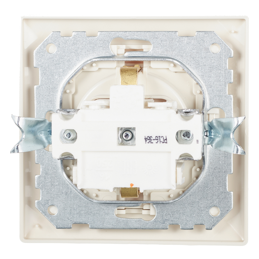 Svet 嵌入式插座 米色带安全门和盖子 (SV1001-0015)