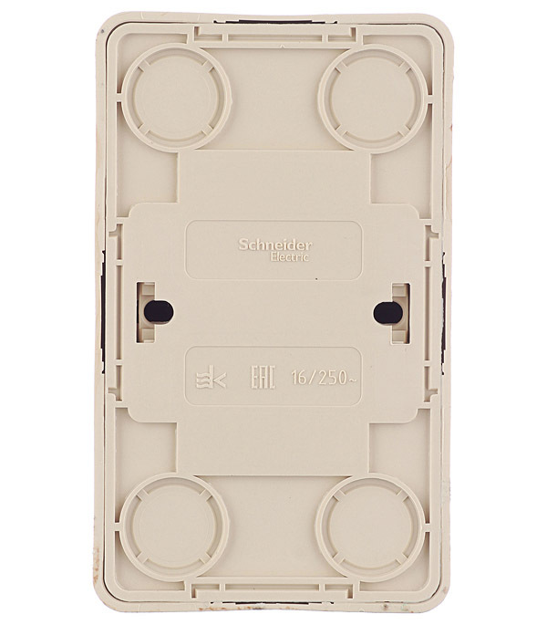 Systeme Electric Etude surface-mounted socket pine with shutters (PA16-008D)