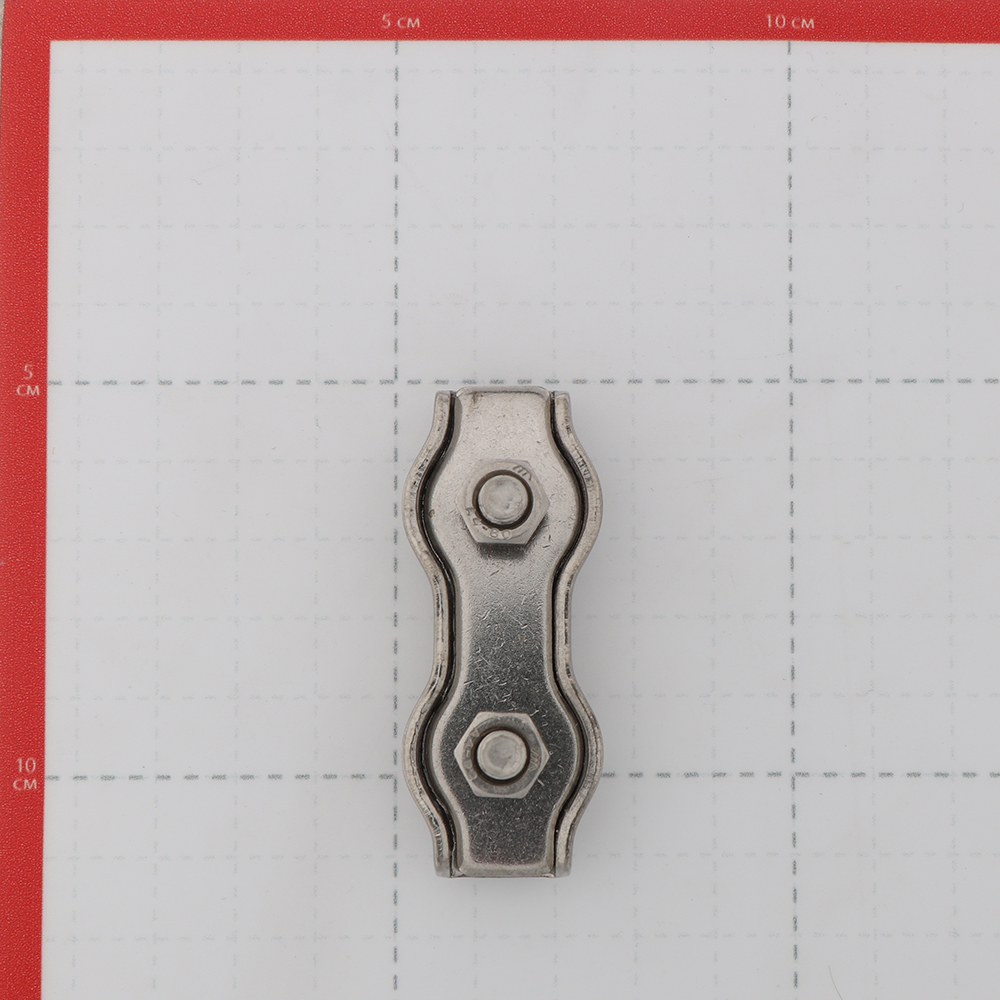 Wire rope clip duplex d6 mm stainless steel