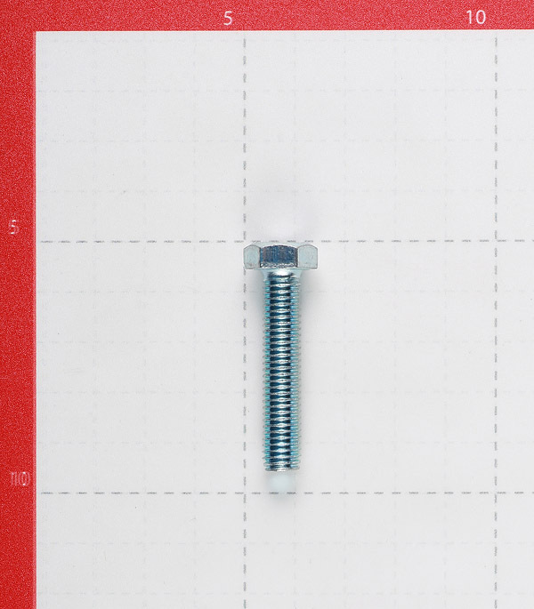 Galvanized bolt M8x40 mm DIN 933 (25 pcs.)