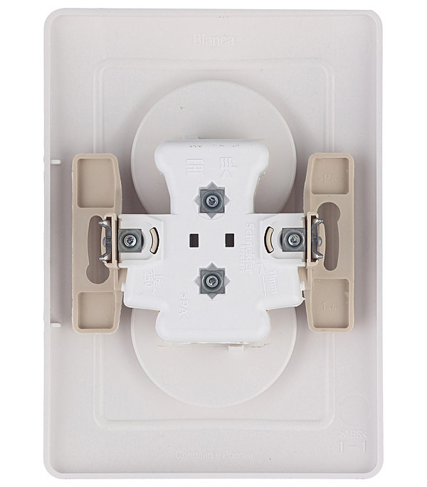 Systeme Electric Blanca嵌入式白色插座 (BLNRS000021)