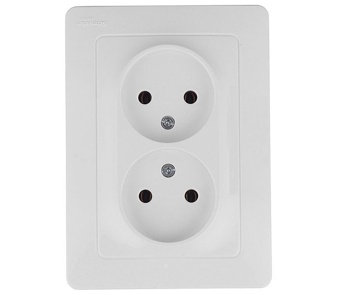 Systeme Electric Blanca嵌入式白色插座 (BLNRS000021)
