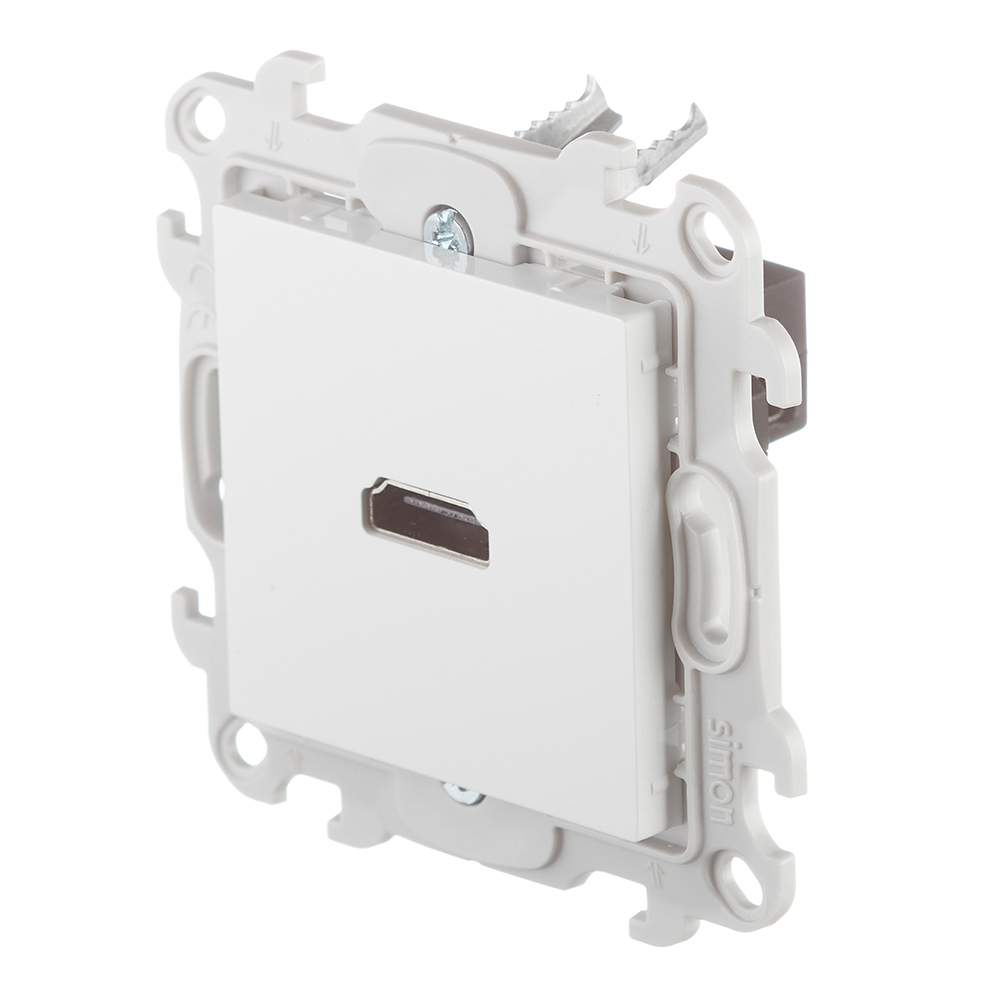 HDMI socket Simon 24 Harmonie built-in white (2411094-030)