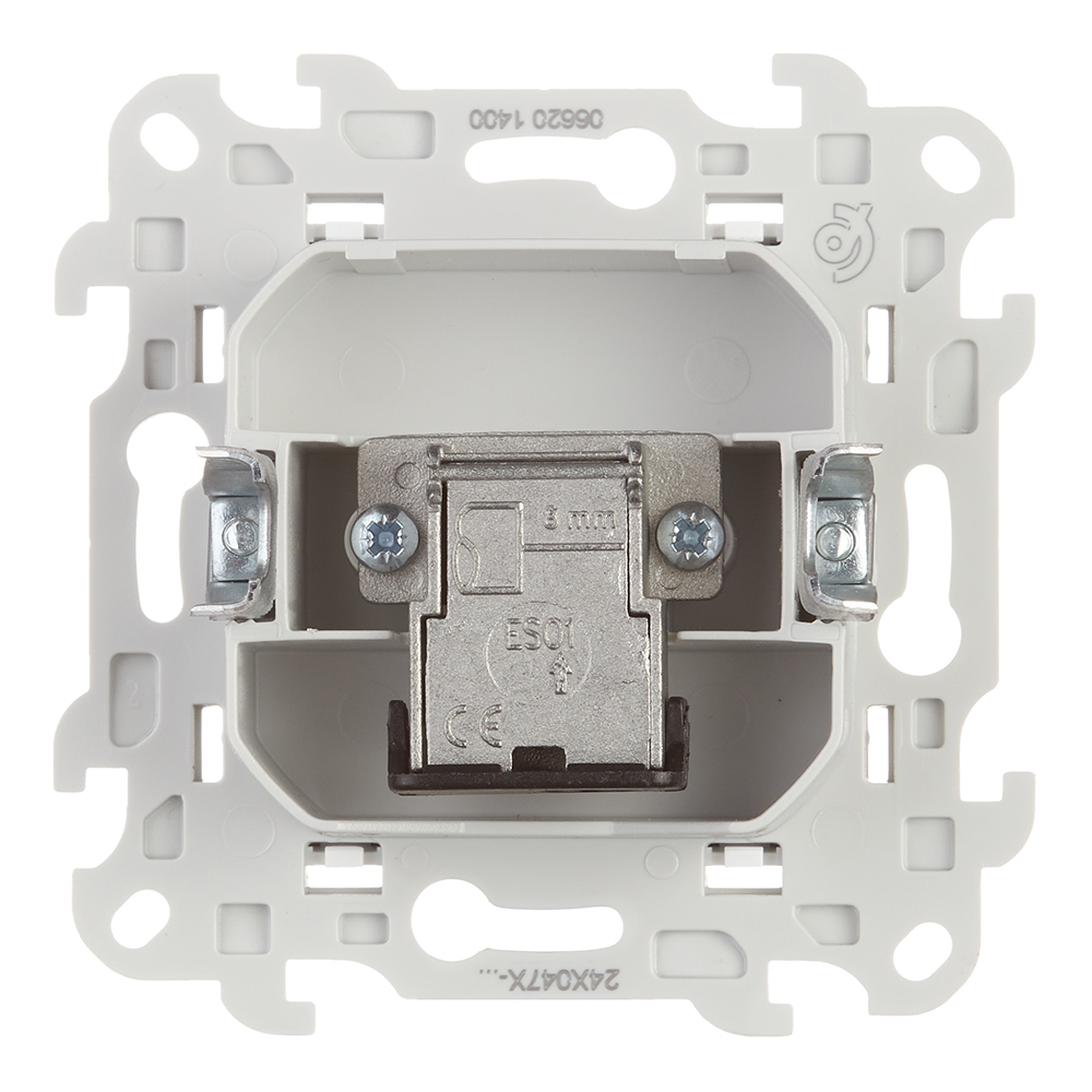 Розетка телевизионнная Simon 24 Harmonie встраиваемая белая (2450476-030)