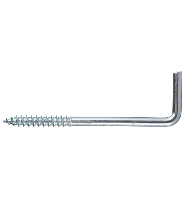Screw with L-shaped hook 6.0x90 mm