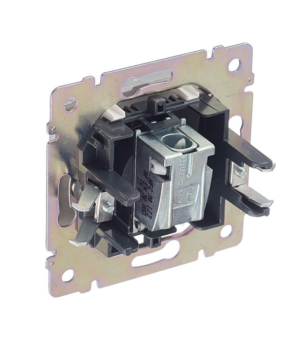 Розетка телевизионная Legrand Valena встраиваемая алюминий (694345)